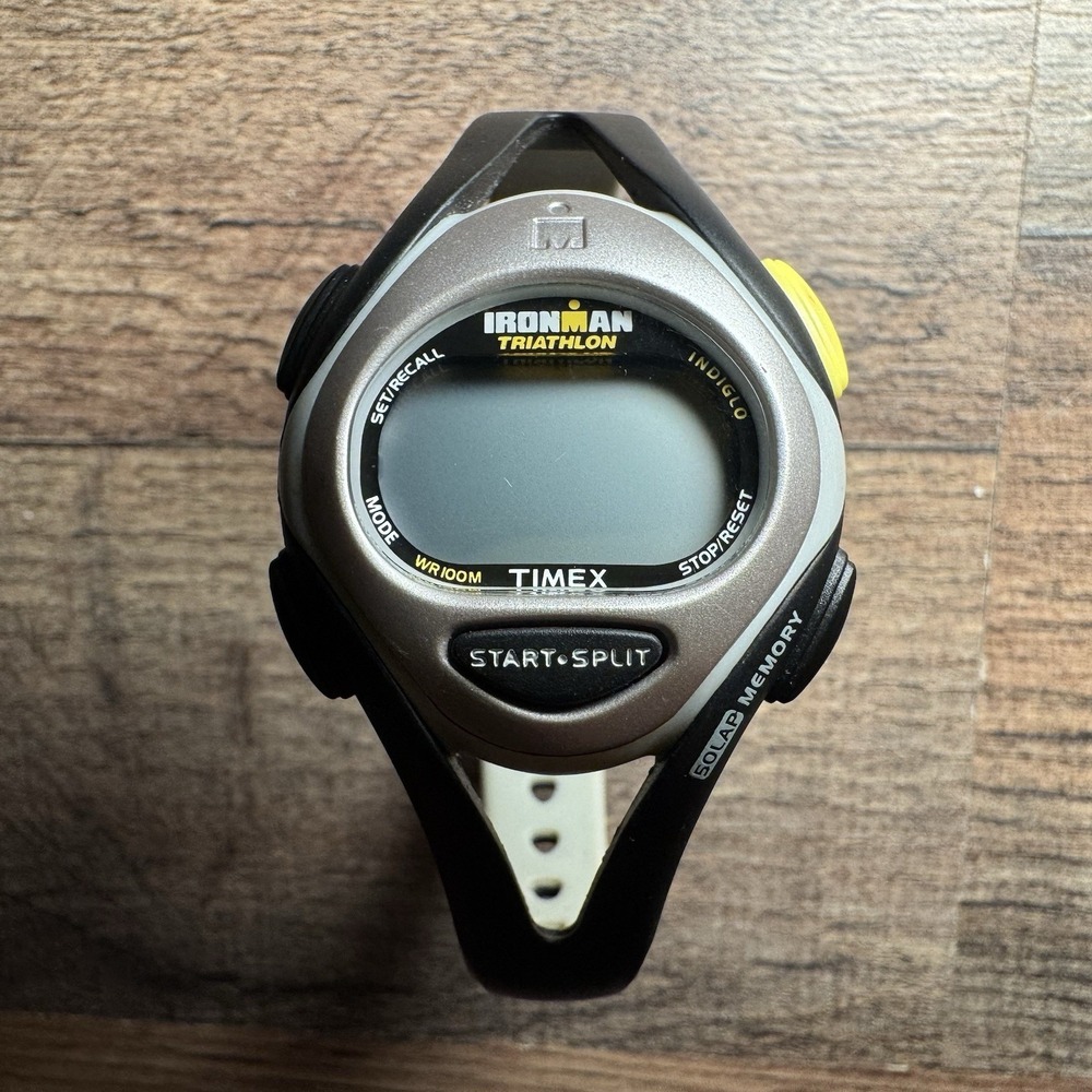 Timex Ironman Triathlon Digital Watch Unisex 33mm Indiglo 100M Needs Battery